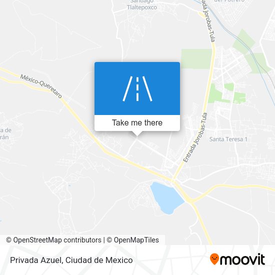 Privada Azuel map