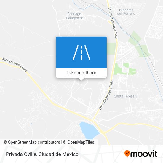 Privada Oville map
