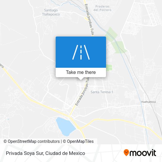 Privada Soya Sur map