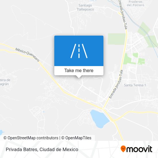 Privada Batres map