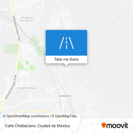 Mapa de Calle Chabacano