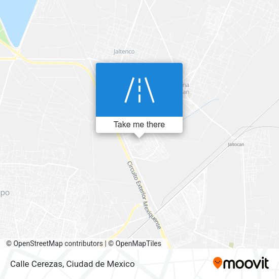 Calle Cerezas map