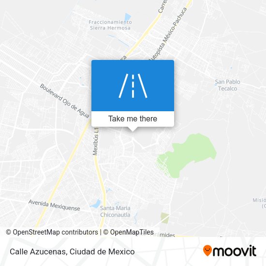 Calle Azucenas map