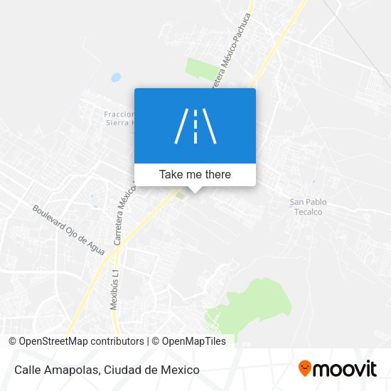 Calle Amapolas map
