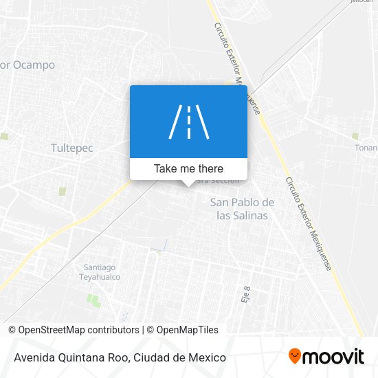 Avenida Quintana Roo map