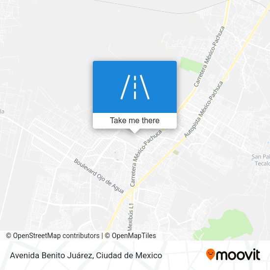 Avenida Benito Juárez map