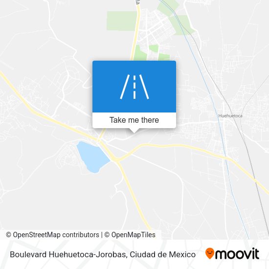 Boulevard Huehuetoca-Jorobas map