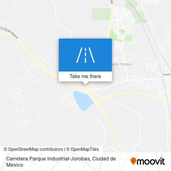 Mapa de Carretera Parque Industrial-Jorobas