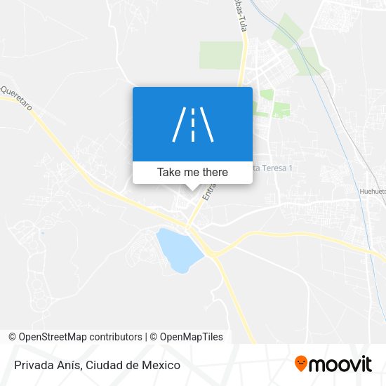 Privada Anís map