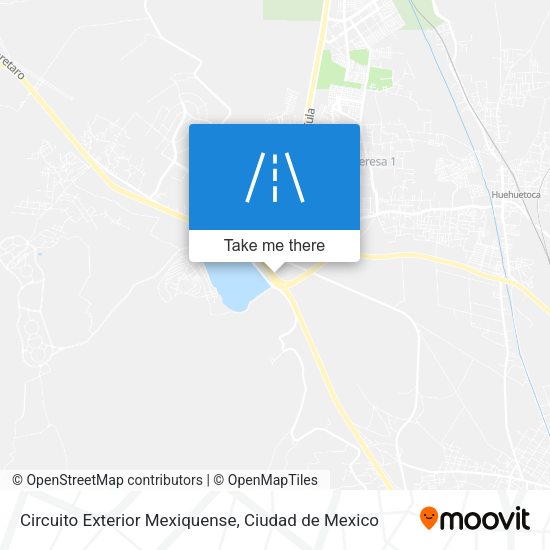 Mapa de Circuito Exterior Mexiquense