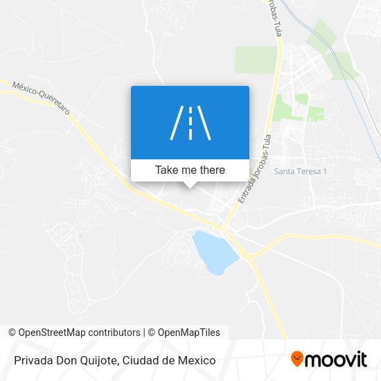 Privada Don Quijote map