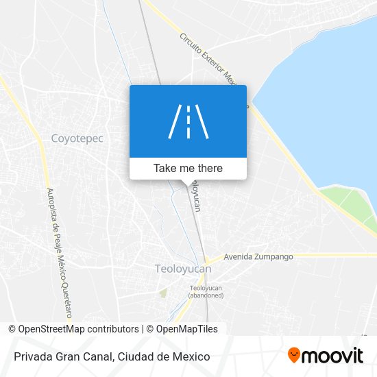 Mapa de Privada Gran Canal
