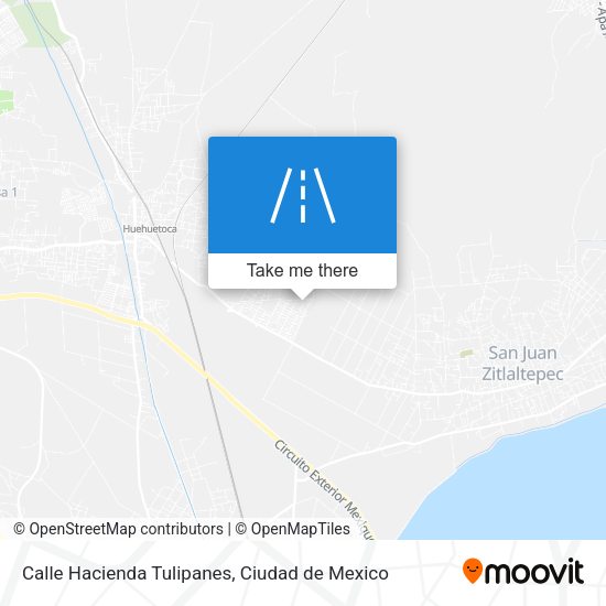 Mapa de Calle Hacienda Tulipanes
