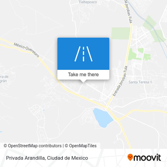 Privada Arandilla map