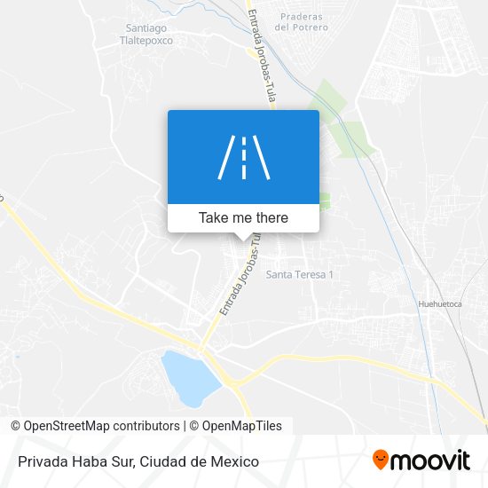 Privada Haba Sur map