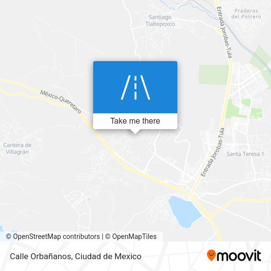Calle Orbañanos map