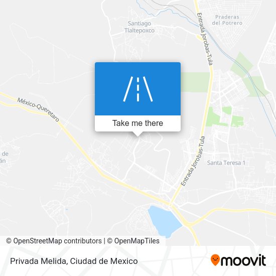 Mapa de Privada Melida