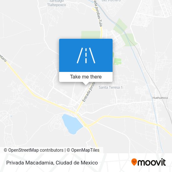 Privada Macadamia map