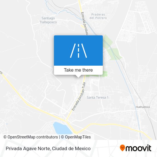 Privada Agave Norte map