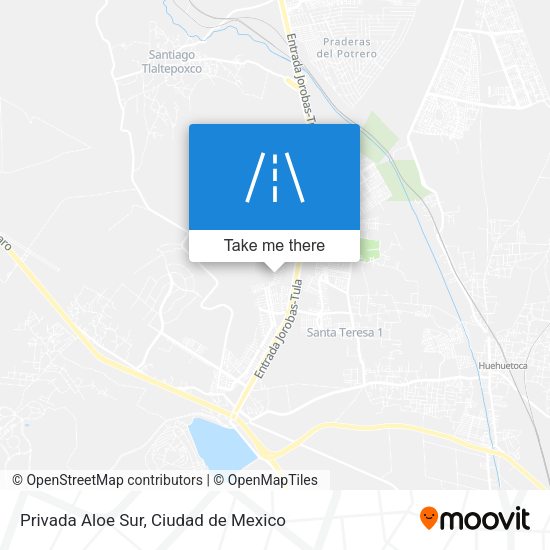 Privada Aloe Sur map