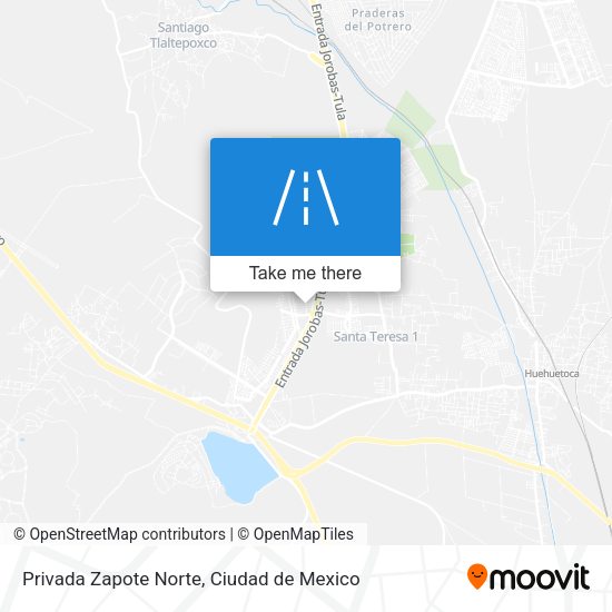 Mapa de Privada Zapote Norte
