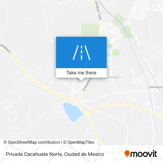 Privada Cacahuate Norte map