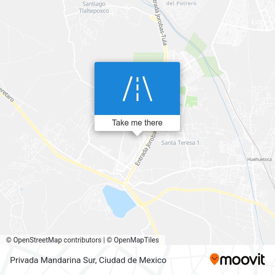 Mapa de Privada Mandarina Sur