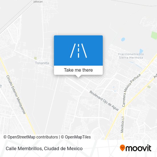 Calle Membrillos map