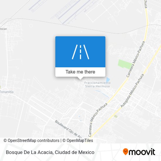 Bosque De La Acacia map