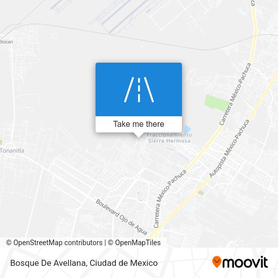 Bosque De Avellana map