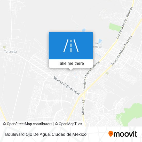 Mapa de Boulevard Ojo De Agua