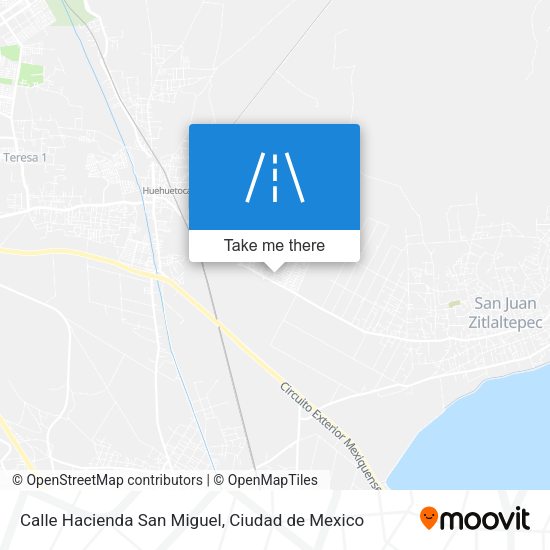 Mapa de Calle Hacienda San Miguel