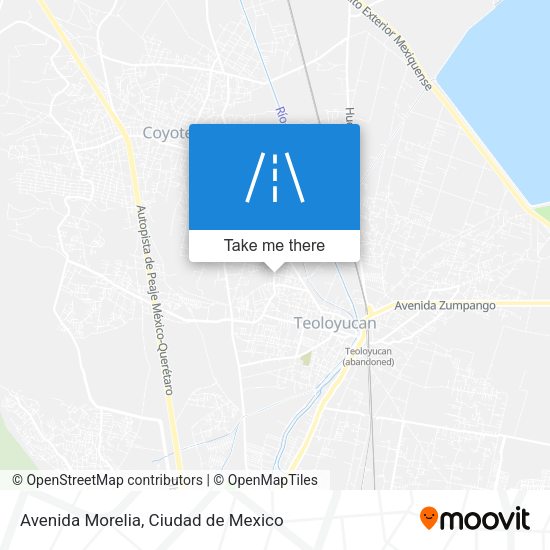 Avenida Morelia map