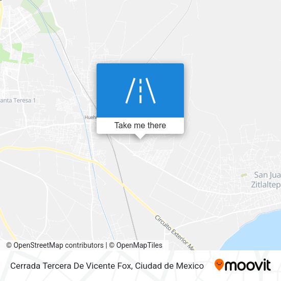Cerrada Tercera De Vicente Fox map