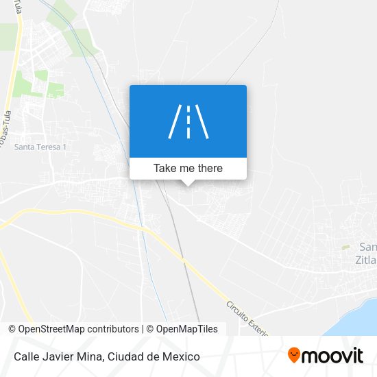 Mapa de Calle Javier Mina