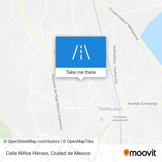 Calle Niños Héroes map