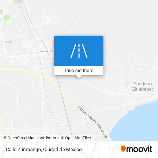 How to get to Calle Zumpango in Huehuetoca by Bus or Train?