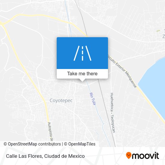 Calle Las Flores map