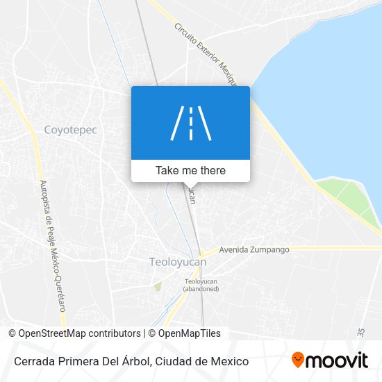 Mapa de Cerrada Primera Del Árbol