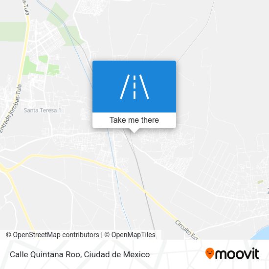 Calle Quintana Roo map