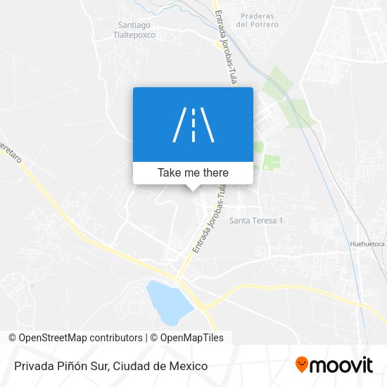 Mapa de Privada Piñón Sur