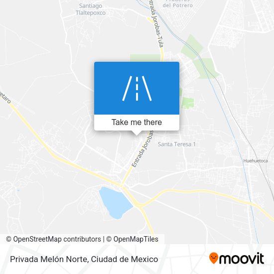 Mapa de Privada Melón Norte