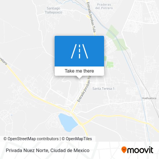 Privada Nuez Norte map
