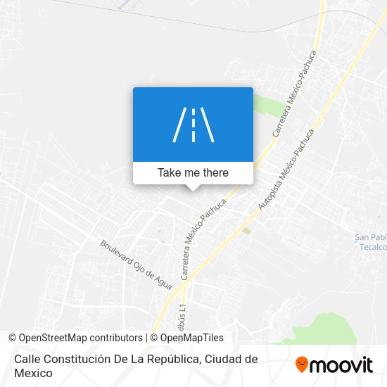 Calle Constitución De La República map