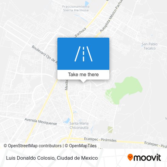 Luis Donaldo Colosio map