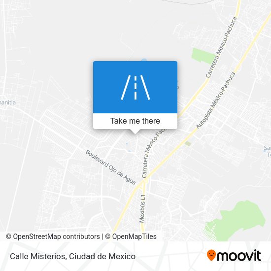 Calle Misterios map