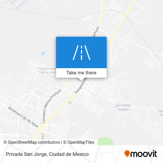 Privada San Jorge map