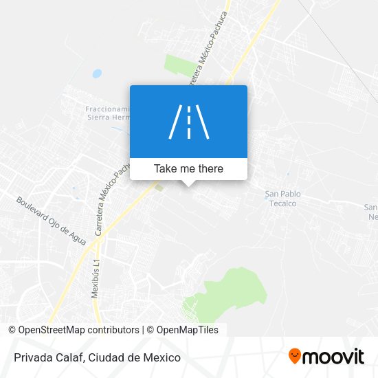 Privada Calaf map