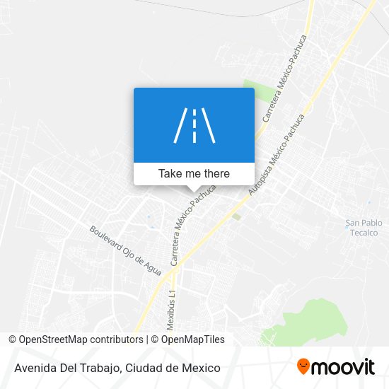 Mapa de Avenida Del Trabajo