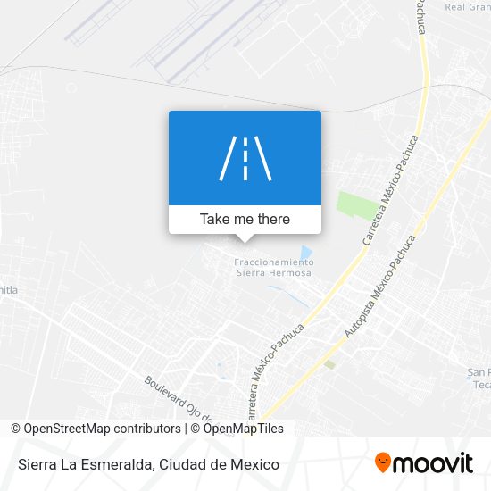 Sierra La Esmeralda map